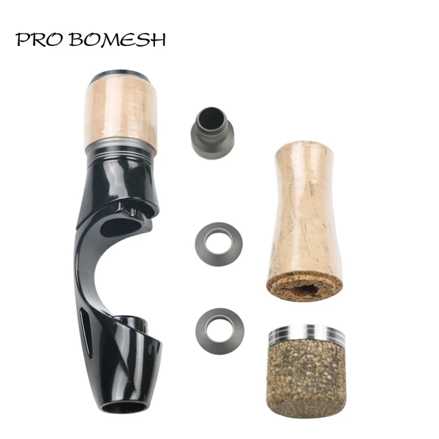 Pro Bomesh 1 Set Cork Handle Spinning Reel Seat Trout Fishing Rod Ice  Fishing Rod Accessory Diy Component Repair Kit Cane - Fishing Rods -  AliExpress