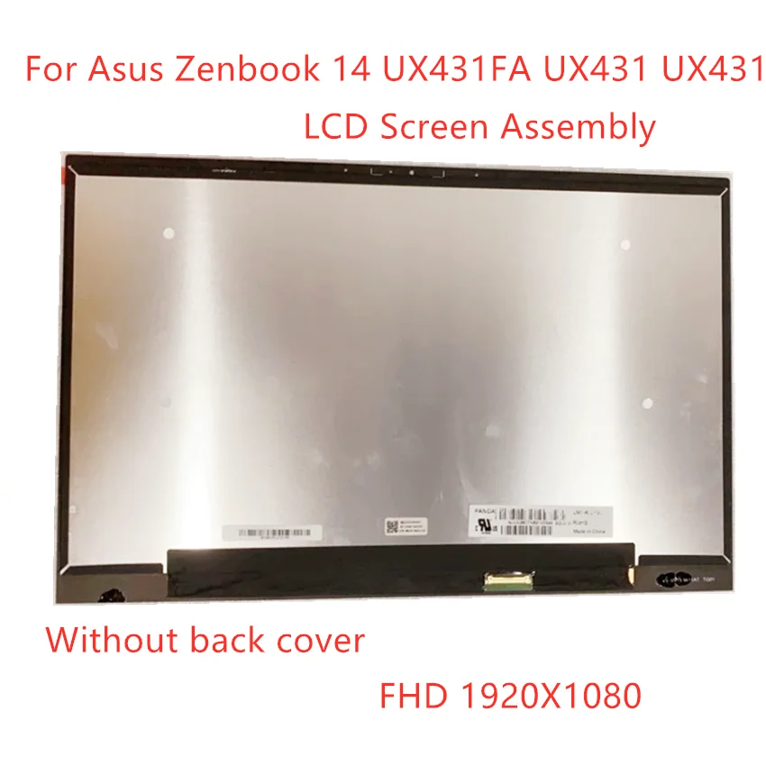 

ЖК-экран для ноутбука 14 дюймов, запасные части для Asus Zenbook 14 UX431FA UX431 UX431F FHD 1920x1080