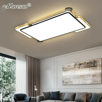 

Surface Mounted LED Ceiling Lights With Remote Lighting For Bathroom Dining Room Living Room Lusure Lamps Light Fixtures