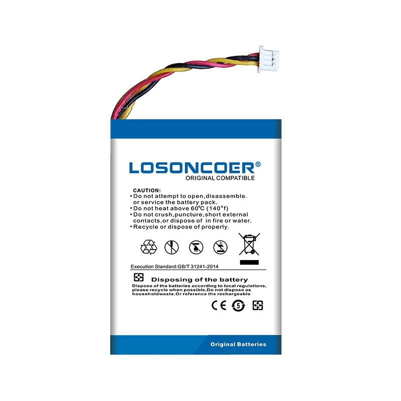 LOSONCOER 616-0206 1400 мАч аккумулятор для Apple Ipod Classic 4th gen/Photo U2 A1059 20 40 Гб Аккумулятор Акку Бесплатные инструменты