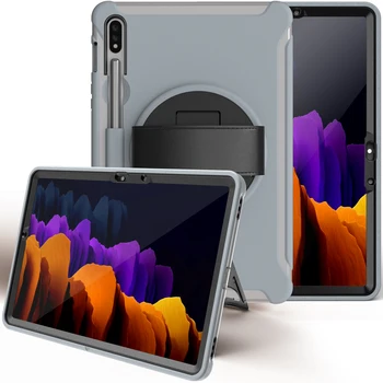 

Shockproof Heavy Safe Tablet Protective Case For Samsung Galaxy Tab S7 11 Inch 2020 SM-T870 SM-T875 Cover Funda Stand Shell+Pen