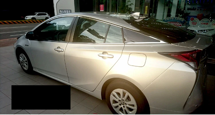 Накладки на окна автомобиля из нержавеющей стали для toyota prius xw50