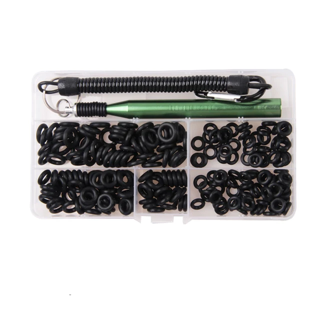 Wacky Rig Tool Kit With 100 O-Rings For Fishing Worms And Baits