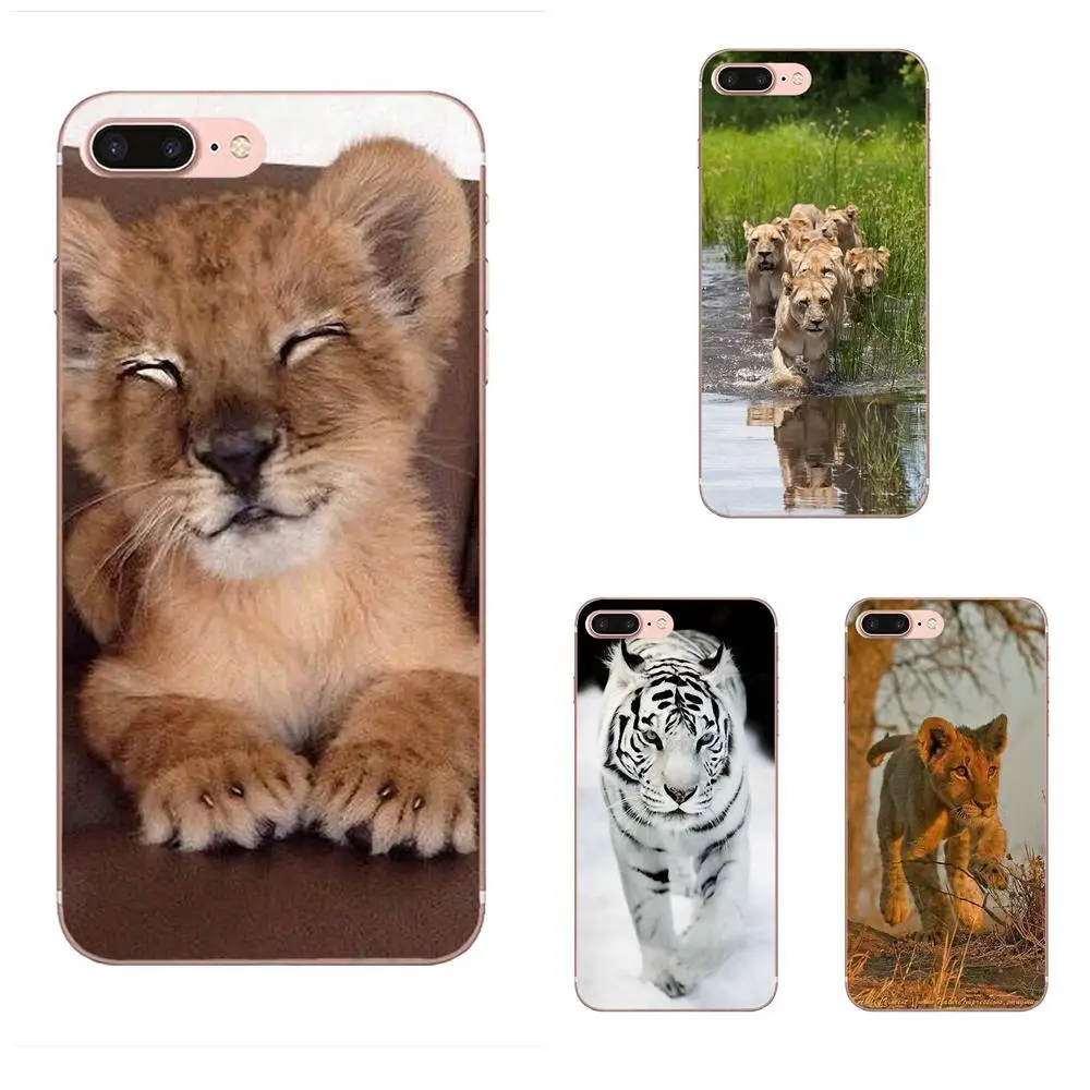 Для Xiao mi 3 4 4C 4i 5 5s 5X6 6X8 SE Pro Lite A1 Max x 2 Note TPU Lion Animal | Мобильные телефоны и аксессуары
