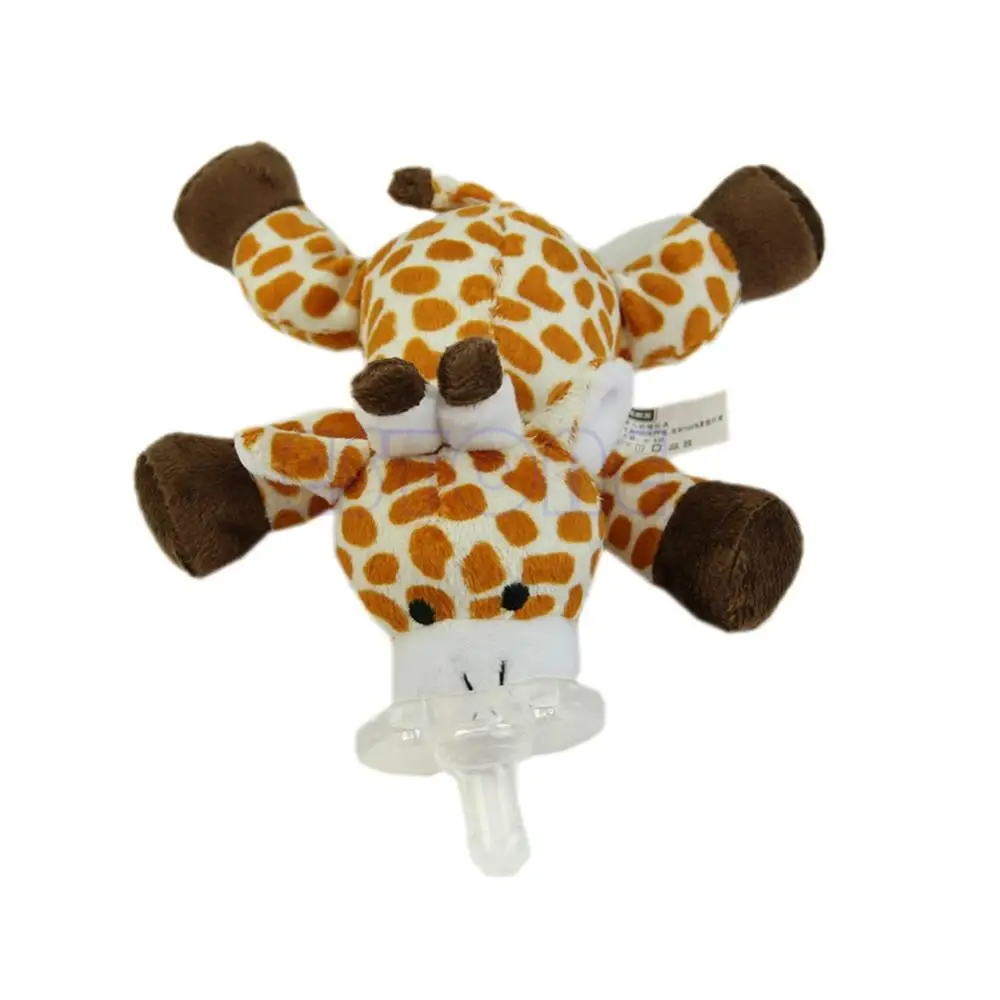 Giraffe Младенец Peluches граненые сукеты ортодонтический сосок 85WA - Цвет: Giraffe