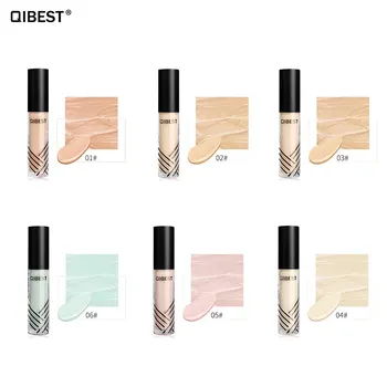 

Qibest Face Cosmetics Lasting Concealer Stick Liquid Makeup Hide Blemish Dark Circles Contouring Makeup Face Foundation