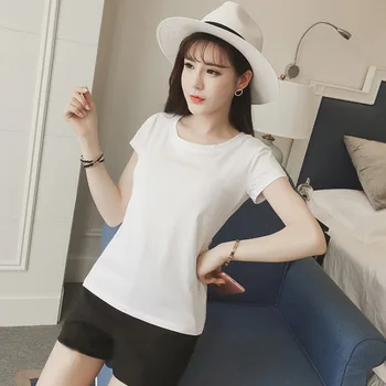 

2018 Women T-shirts Letter Printed Tops Casual Round Neck full Sleeves Clothing