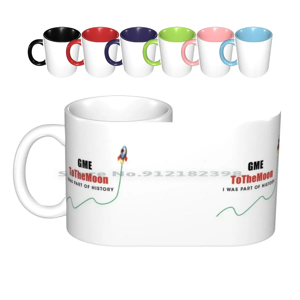 Gme Per La Luna | Gamestop Tazze Di Ceramica Tazze Di Caffè Latte Tazza Di Tè Gamestop Breve Spremere Gme Gme Magazzino Gme Gme Meme Breve