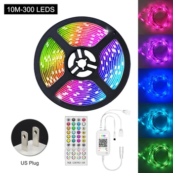 

Easy Install SMD 5050 Kitchen Home Ceiling DC12V Bluetooth Control Flexible Color Changing RGB Ribbon Music Sync LED Strip Light
