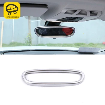 

CARMANGO For BMW 1 Series F20 F21 2012-2019 Auto Car-styling Inner Mirror Circle Frame Cover Trim Sticker Interior Accessories