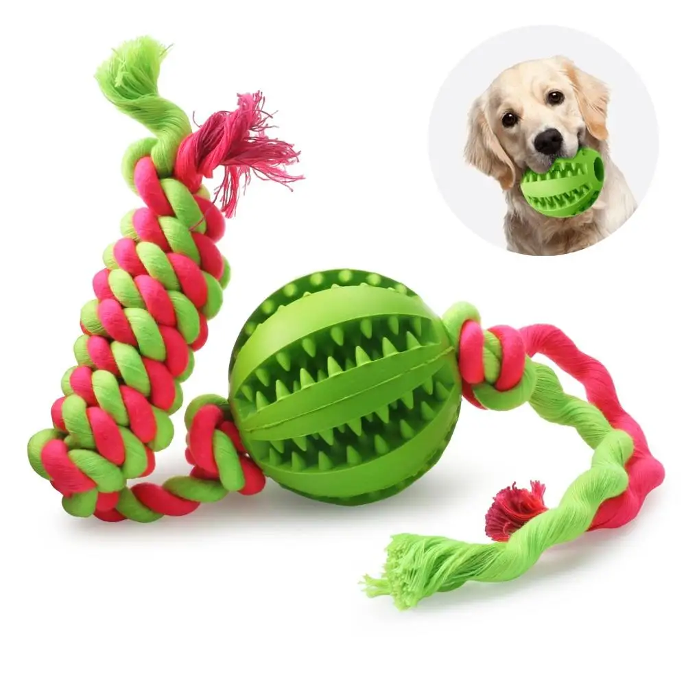 Игрушки для собаки мяч нетоксичные устойчивые к укусам игрушки мяч для домашних собак собачье питание Фидер чистка зубов мяч товары для домашних животных 30