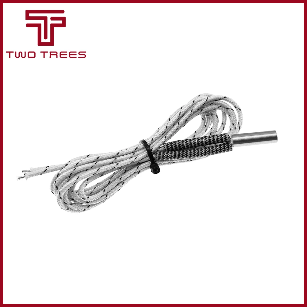 Mendel Heating Tube Reprap 12V 24V 50W Ceramic Cartridge Heater for HotEnd J-Head 620mm 3D Printer parts 1M 2M for 1PCS (2)