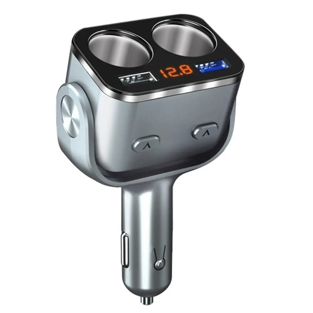 Silver 5 V/2.4A 3A автомобильный адаптер, автомобильное зарядное устройство для прикуривателя, универсальное автомобильное зарядное устройство для автомобильных запчастей и аксессуаров - Название цвета: Silver