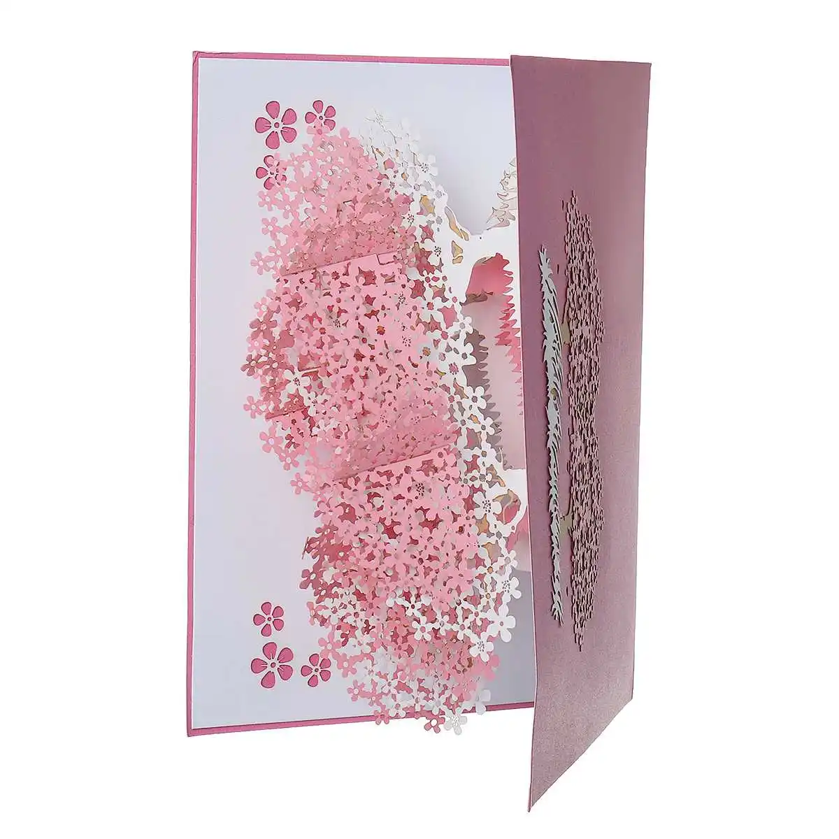  Valentine's Day Gift 3D Greeting Card Handmade Paper Greeting Card Wedding Decorations Party Invita - 4000358605697