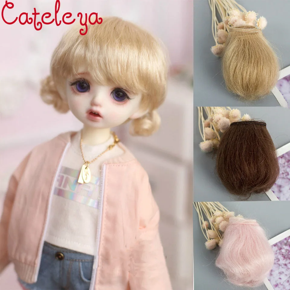 Cataleya Новый bjd кукла мохеровый парик ряд 5 см Многоцветный опциональный sd красота