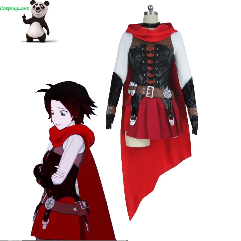 Косплей Любовь RWBY 7 сезон Рубиновая роза Костюм на заказ Хэллоуин