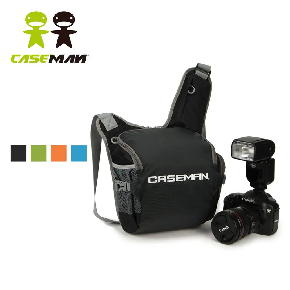

Caseman AS03 Digital DSLR SLR Camera bag Sling Shoulder Bag Case for Canon EOS Rebel Nikon Sony Pentax + Rain cover Waterproof