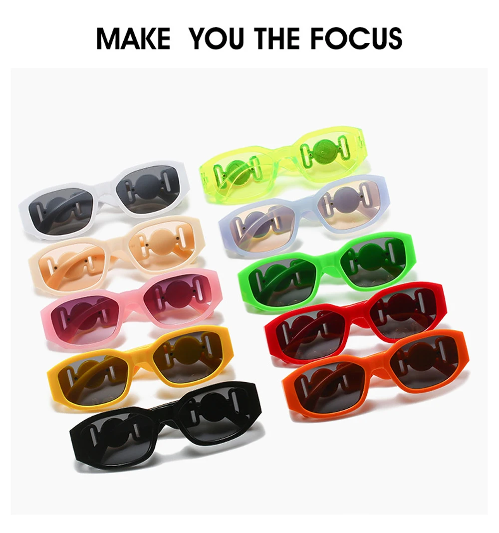 XaYbZc Fashion Brand Design Vintage Small Rectangle Sunglasses Women Retro Cutting Lens Gradient Square Sun Glasses Female UV400 coach sunglasses