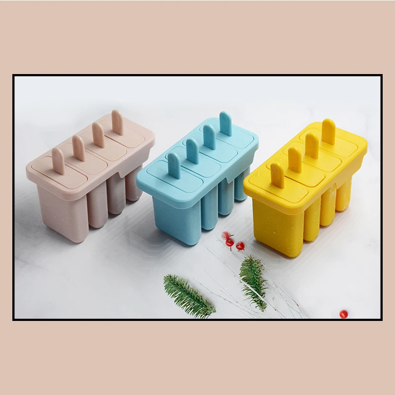 Форма для изготовления мороженого дома DIY палочки для сладостей замороженная коробка для льда домашняя быстрозамороженная коробка Домашний инструмент для приготовления мороженного 4 сетки mx7251545