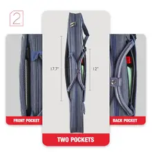 

KONLLEN Billiard 7 Holes Cue Case 4 Shafts 3 Butts 86x16x8cm Blue Oxford Canvas Bag Carry Sturdy Wear-resistant Case