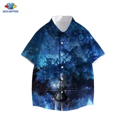 Sonspee camisa de manga curta moderna e confortável, camisa diferente do anime harajuku life em um mundo diferente do zero, camisa de manga curta masculina e feminina