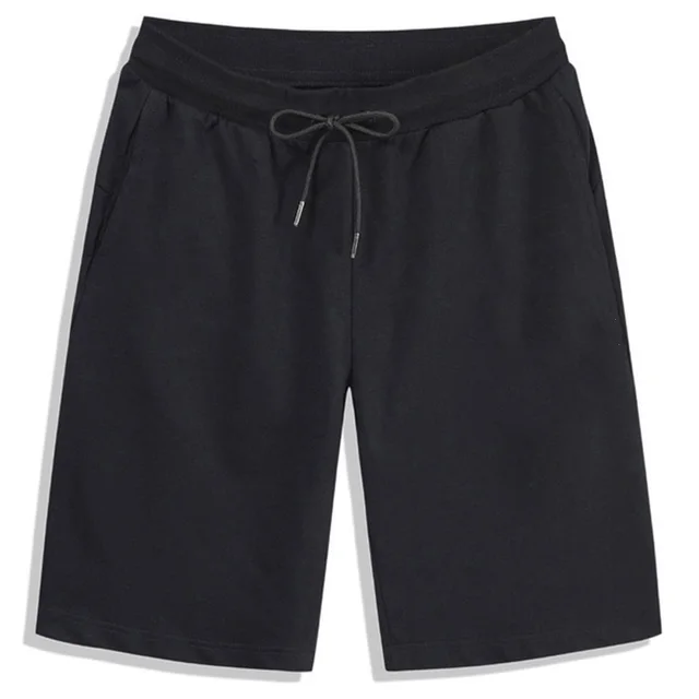 2021 Summer New Men Shorts Pants Casual Jogging Slim Fit Sport Short Pants Trousers Custom Your Logo Black1