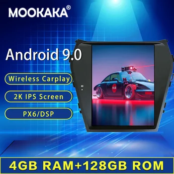 شراء128GB شاشة تسلا لشركة هيونداي سانتا في Ix45 2013 2014 2015 2016 2017 2018 أندرويد 9 سيارة مشغل وسائط متعددة لتحديد المواقع نافي راديو ستيريو