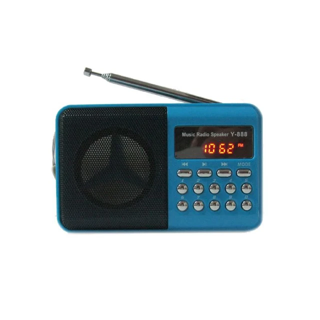 작고 휴대용 스피커 클래식 뜨거운 판매 노인 라디오 Y-888 휴대용 오디오 TF 카드 카드 작은 스피커 성경 플레이어