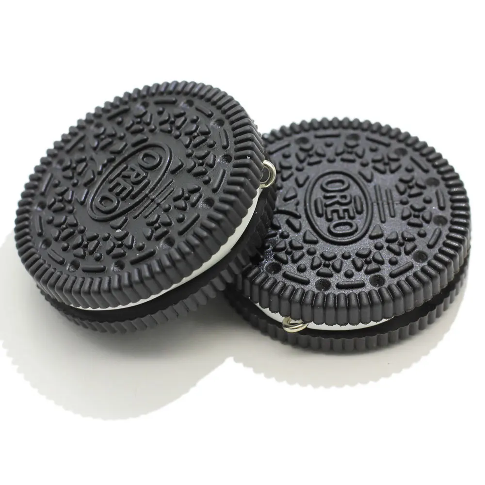 44*44*13 мм Сладкая Смола Oreo плоская спина, кабошон Подвески DIY ювелирных изделий Моделирование миниатюрный крем печенье-сэндвич еда