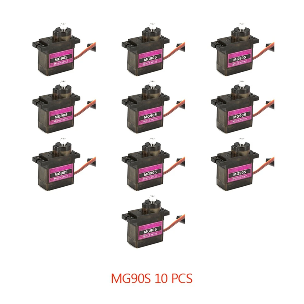 1/4/5/10/20 шт/партия MG90S металлическая Шестерня RC Micro Servo 13 4g для ZOHD Volantex Самолет