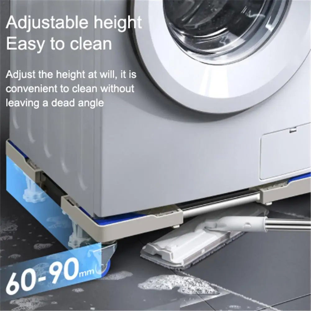 

Universal Refrigerator Washing Machine Base Heightened Stainless Steel Refrigerator Washing Machine Shelf Base Bracket