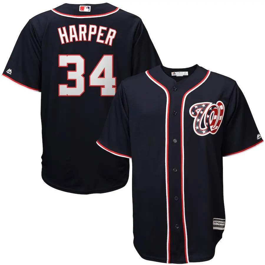 Мужская футболка с принтом "The Washington Max Scherzer Bryce Harper"
