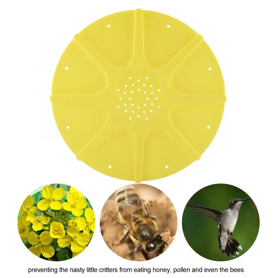 Пластиковый для пчеловодства анти-спасательное оборудование рамка пчелы желтый диск пчеловодства анти-спасательное оборудование инструменты