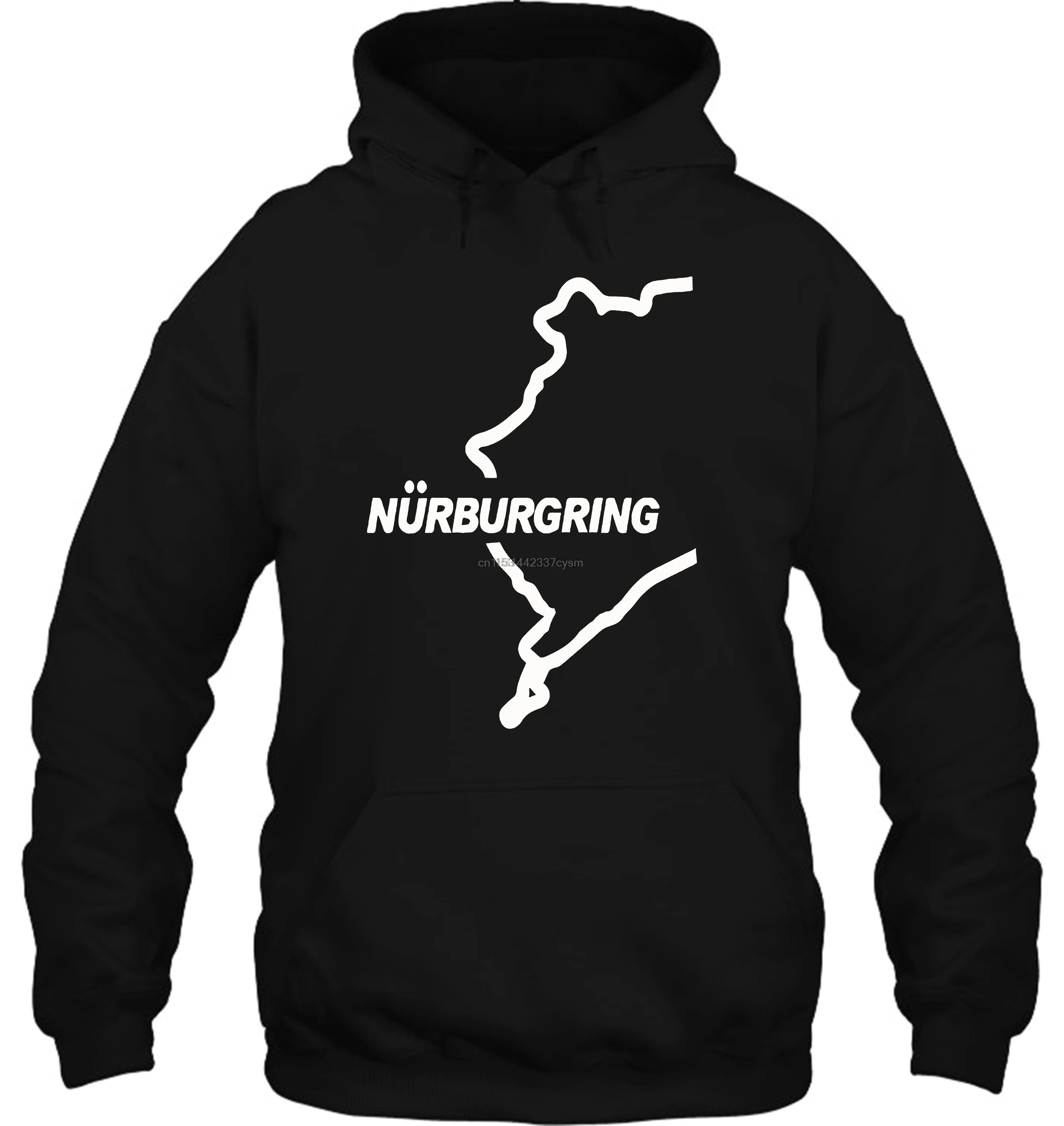 Мужская толстовка с капюшоном модная 3D популярная мультяшная дорожка Nurburgring Jdm