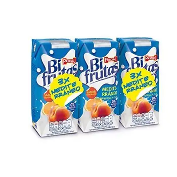 

Bifrutas - Mediterráneo - Bebida Refrescante con Leche y Zumo de Frutas - 3 x 330 ml