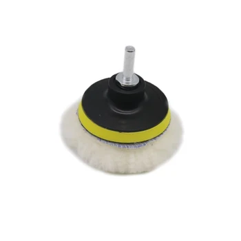 

Sticky Disk Polishing Pads Wool Ball Buffer Kit For Car Auto Washable 8Pcs