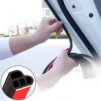 

Universal Rubber 5M L Type Car Door Edge Scratch Protector Strips Auto Sticker Seal Mouldings Interior Part Auto Accessories