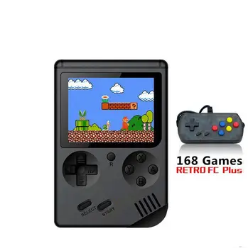 

Classic Handheld Game Player Retro FC Mini Game Machine 168Plus Double Person Version with Handle Caming Consoles