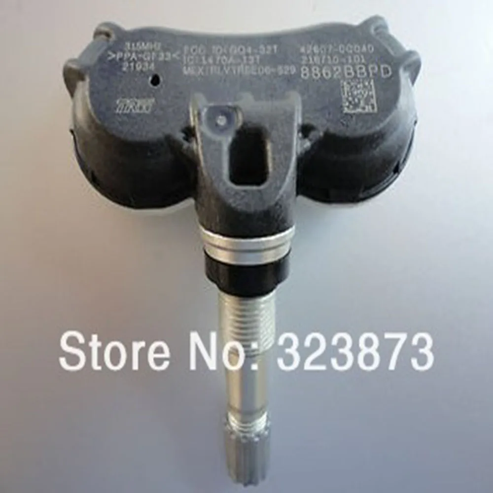 SET 4 TPMS SENSOR VALVE SUB ASSY TIRE FOR 2007 2011 For Toyota Tundra