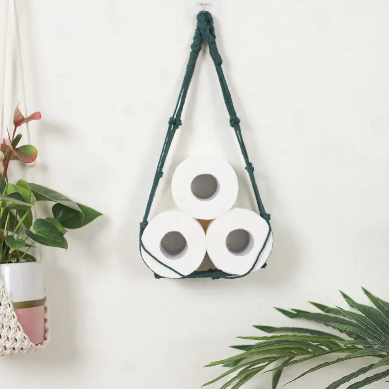 Household Storage Rack Bohemian Hanging Pocket Holder Basket For Books Newspapers Notebook Toilet Paper Home Supplies | Дом и сад