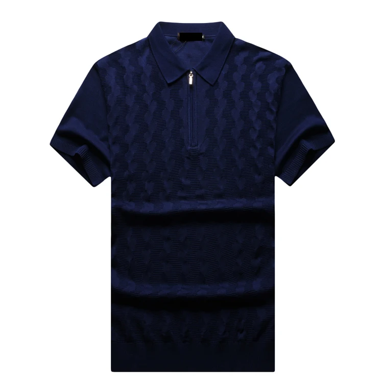 Bilionário polo camisa de seda dos homens