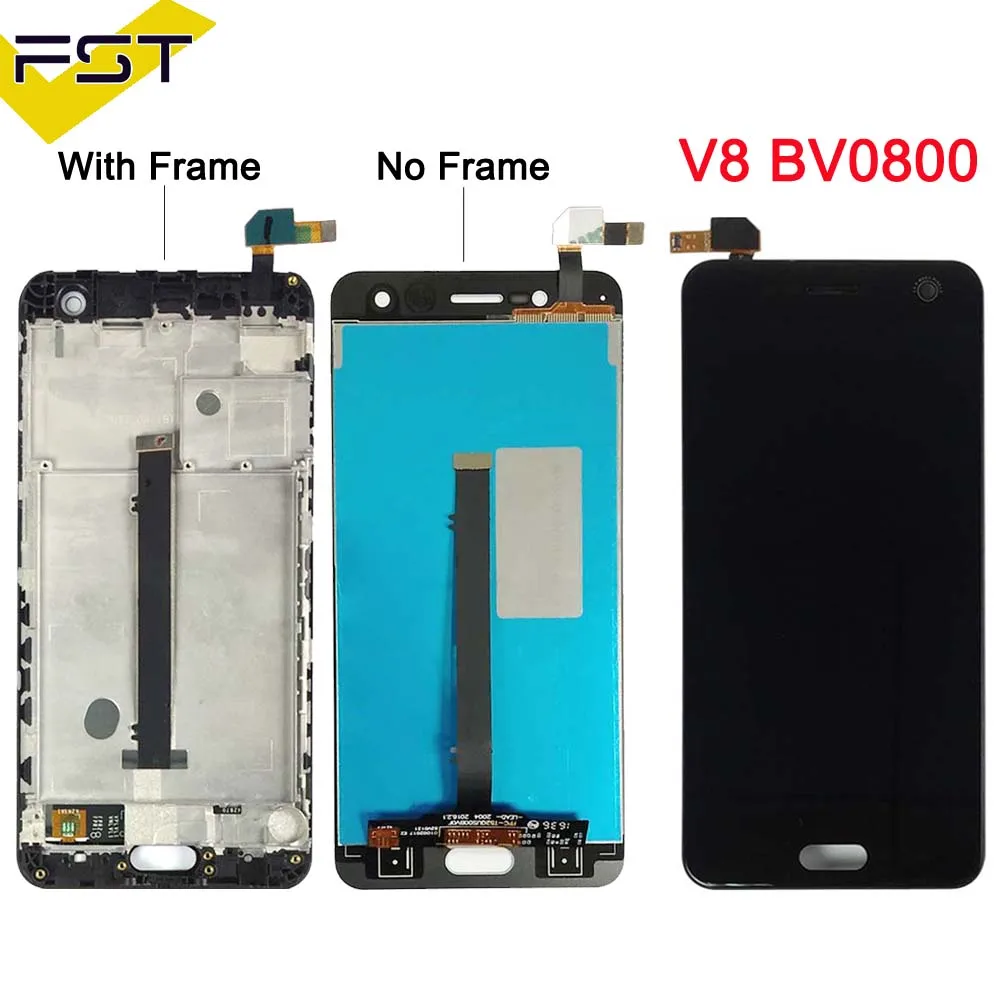 Скидка Для zte Blade V8 BV0800 ЖК дисплей + кодирующий преобразователь сенсорного экрана в сборе с рамкой запасные части Аксессуары для телефонов + Инструм...