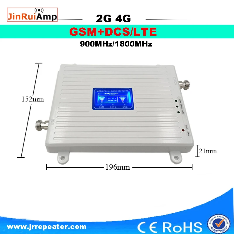 4g ретранслятор GSM 900 DCS/LTE 1800 DCS мобильный ретранслятор сигнала 2G 4G двухдиапазонный усилитель сигнала 4G Сотовый усилитель