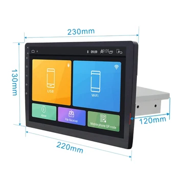 

9 Inch 1Din Android 8.1 Car 4-Core Stereo Radio GPS Navigation WIFI Bluetooth Audio Universal Multimedia Radio Player