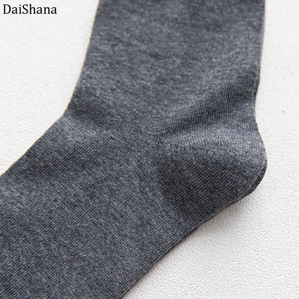 DaiShana/Новинка года; мужские Летние Удобные однотонные хлопковые тапочки унисекс; Дышащие носки с круглым вырезом; повседневные подарки для мужчин