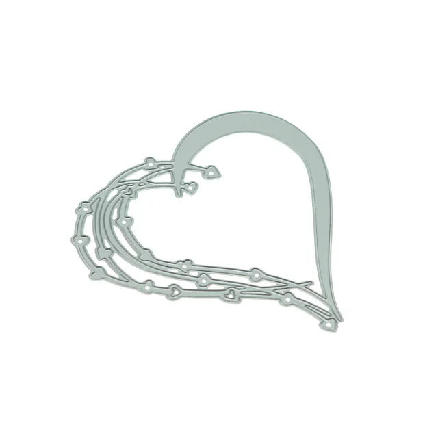 ハート ダイ スクラップブッキング アルバム 写真を整理