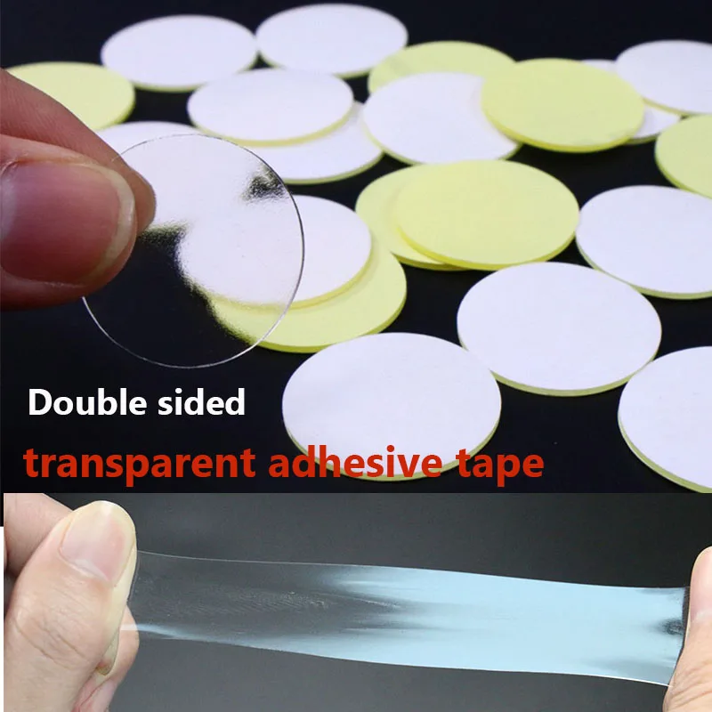 

Transparent Round 20-50mm Acrylic Double-sided Adhesive for Fixing Automobile Parts no mark Adhesive Strong Movable Adhesive Dot