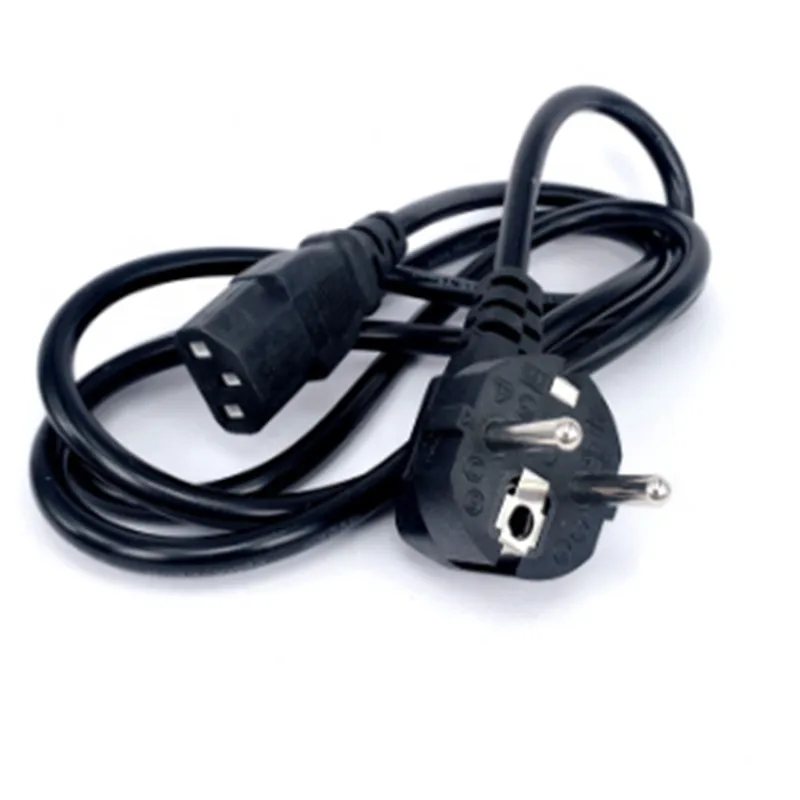 New Arrival 1.5m C13 IEC Kettle to European 2 pin Round AC EU Plug