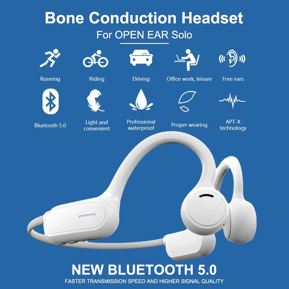 Bluetooth наушники для OPENEAR Solo модель беспроводные наушники спортивные головные гарнитуры для мобильного телефона
