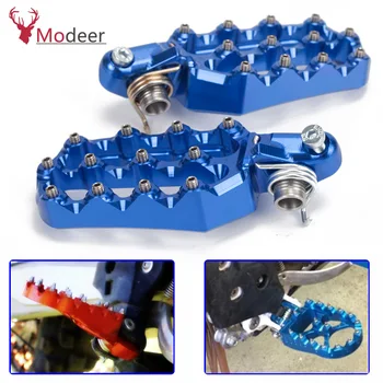 

For Husqvarna TC250 TE150-501 TX300-450 2017-2019 Motorcycle Accessories CNC Wide Foot Peg Footrest For KTM 125SX/250-450SX-F